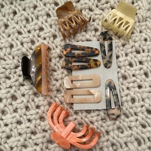 Anthro hair clip haul